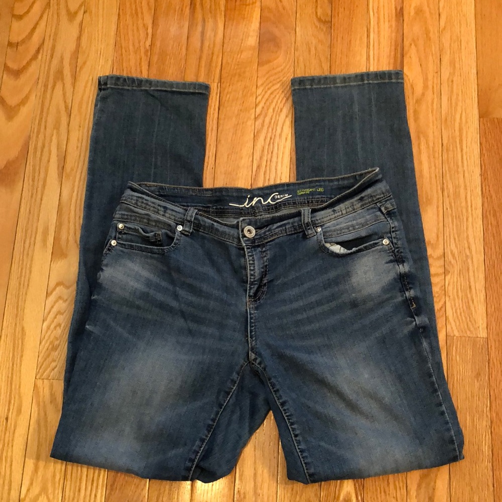 INC blue jeans size 8
